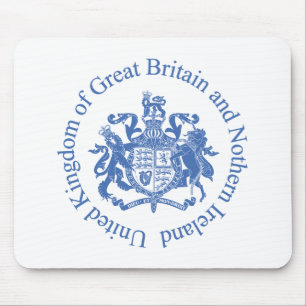 Mousepad casaco de armas do Reino Unido