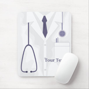 Mousepad Casaco do Laboratório Médico Personalizado
