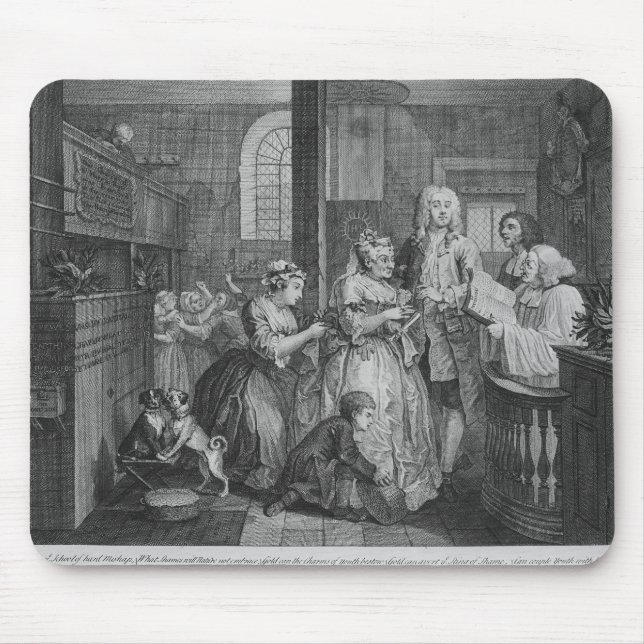 Mousepad Casado a uma empregada doméstica idosa (Frente)