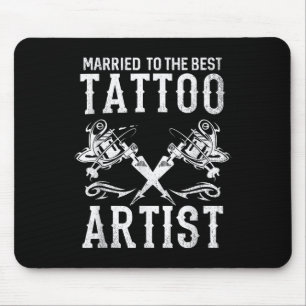 Mousepad Casado Com A Esposa Ou Marido Da Melhor Tatuagem