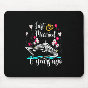 Mousepad Casados há apenas 6 anos Cruzeiros de aniversário