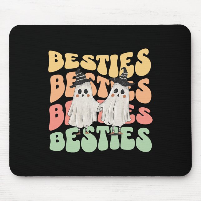 Mousepad Casais de Halloween Figuram para melhores amigos (Frente)