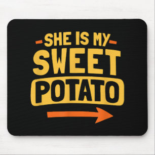 Mousepad Casais Engraçados Que Correspondem Ela É A Minha B