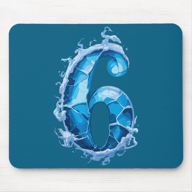 Mousepad Casal 67 Meme Engraçado Seis Sete Gelo Flamejante  (Frente)