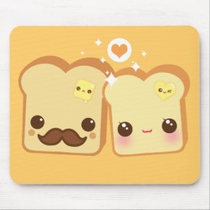 Mousepad Casal bonito dos brindes de Kawaii