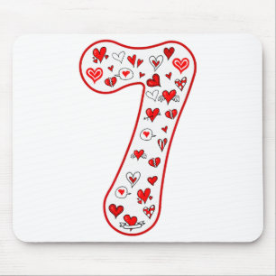 Mousepad Casal de Fantasia Número 7 Duo 67 Meme Seis Sete V