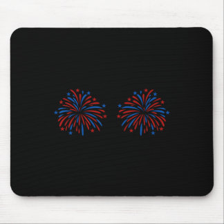 Mousepad Casal de Fogos de Artifício Engraçado dos EUA Só E