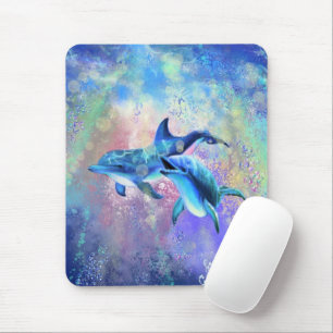 Mousepad Casal de golfinhos - Lindo