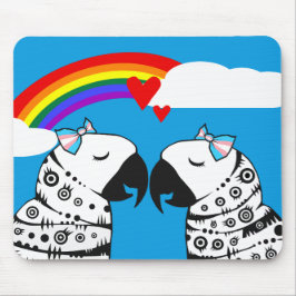 Mousepad Casal de peças lésbicas transexuais
