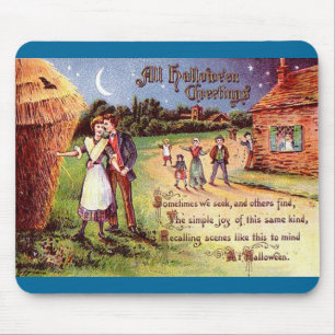 Mousepad Casal de saudação Vintage All Halloween