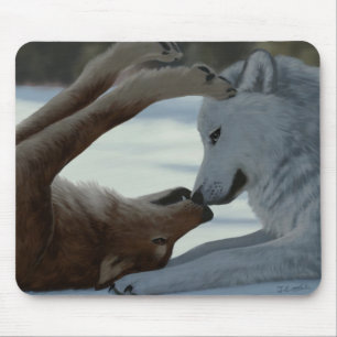 Mousepad Casal doce do lobo