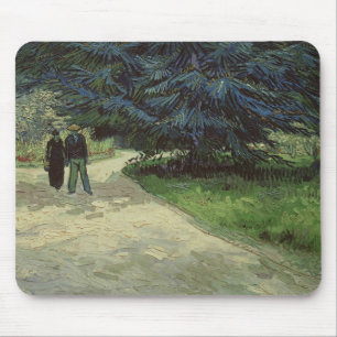 Mousepad Casal no parque, Arles de Vincent van Gogh , 1888