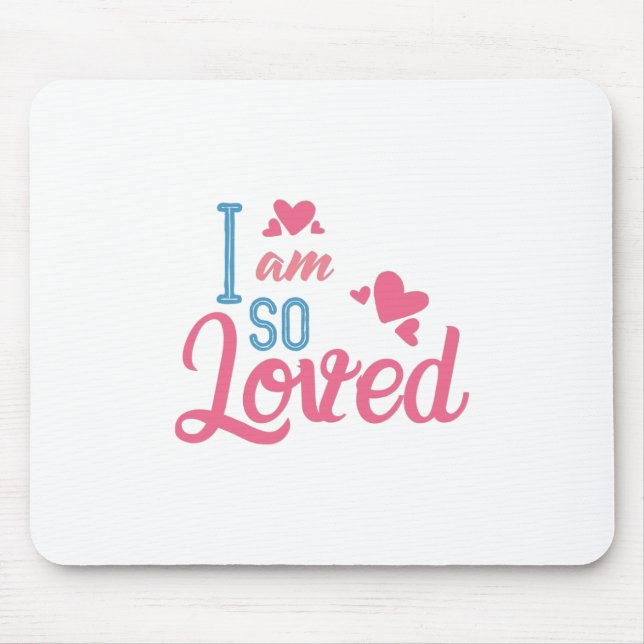 Mousepad Casal Presente Eu Sou Tão Amado (Frente)