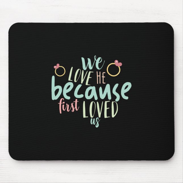 Mousepad Casal Presente Porque Primeiro Nos Amarrou (Frente)