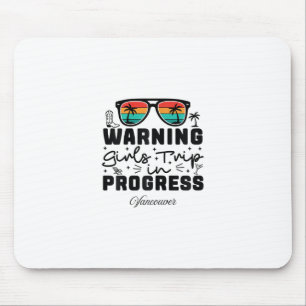 Mousepad Casal Recém-Casado em Viagem de Esqui Divertida Co
