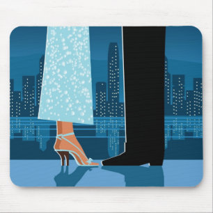 Mousepad Casal romântico na cidade