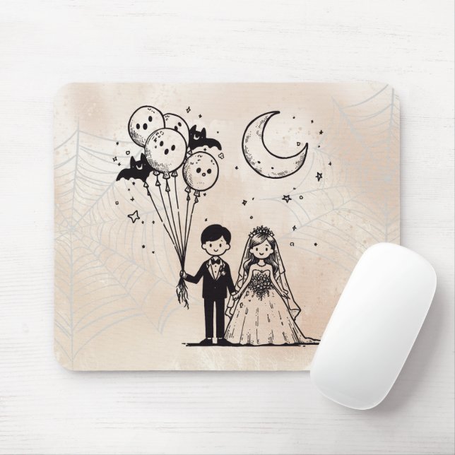Mousepad Casalzinho Assustador (Com mouse)