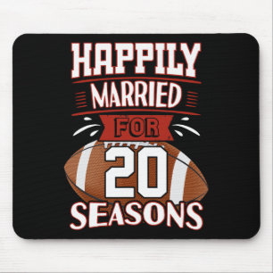 Mousepad casamento de 20 anos - 20 de aniversário - Ideia d