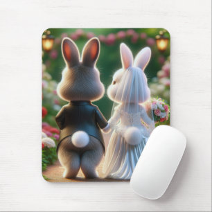 Mousepad Casamento de Coelho