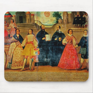 Mousepad Casamento dobro entre duas mulheres do Inca
