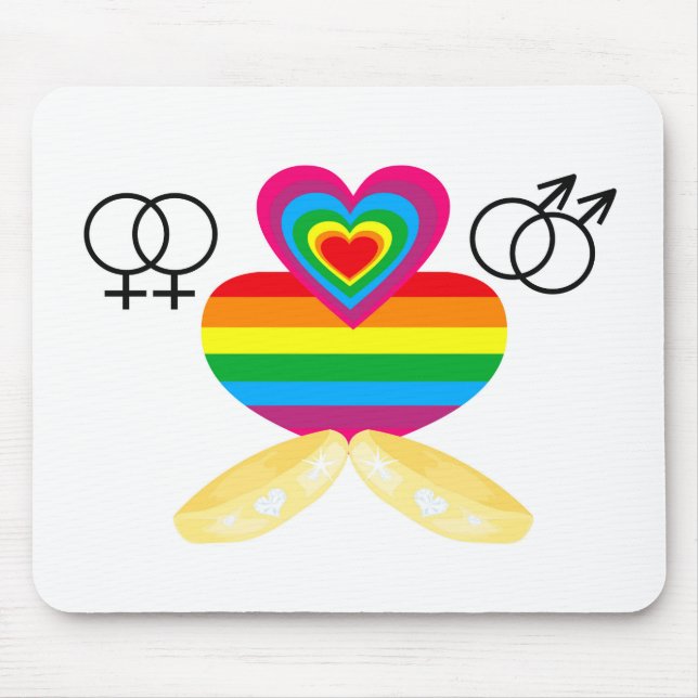 Mousepad casamento gay (Frente)