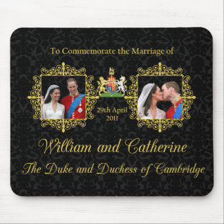 Mousepad Casamento real o duque e a duquesa de Cambridge