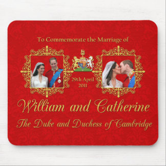 Mousepad Casamento real o duque e a duquesa de Cambridge