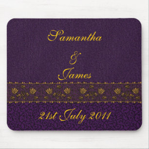 Mousepad Casamento roxo rico