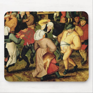 Mousepad Casamento rústico, detalhe de pessoas da dança