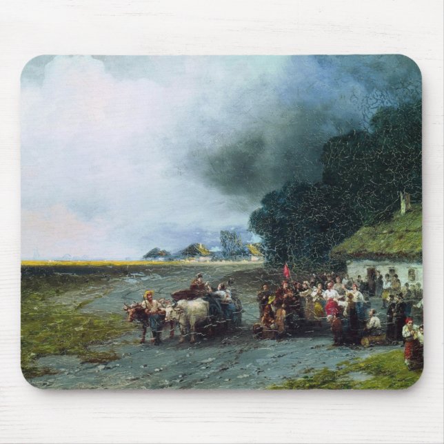 Mousepad Casamento tradicional ucraniano (Ucrânia) (Casamen (Frente)