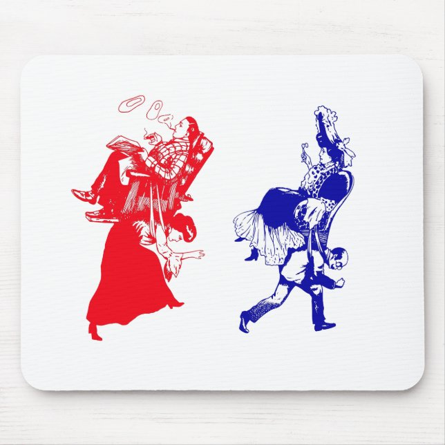 Mousepad casamento vitorioso engraçado (Frente)