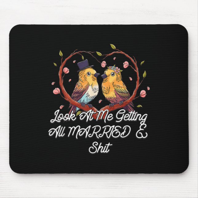 Mousepad Casar-Se Com O Futuro Marido Da Mulher Da Noiva (Frente)