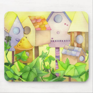 Mousepad Casas bonitos do pássaro