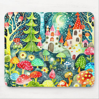 Mousepad Casas de fada e Cogumelos