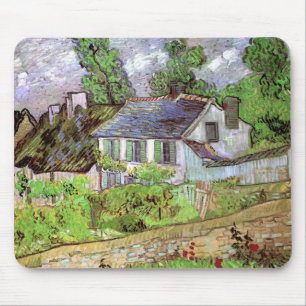 Mousepad Casas em Auvers por Vincent van Gogh