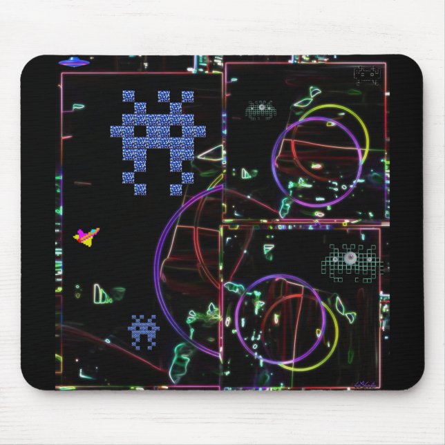 Mousepad Cascata de Jogos Eletrônicos (Frente)