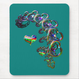 Mousepad Cascata Eetérea de Corações