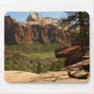Mousepad Cascata em Emerald Piscina no Parque Nacional de Z