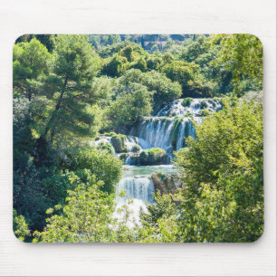 Mousepad Cascata no Parque Nacional de Krka - Dalmácia, Cr