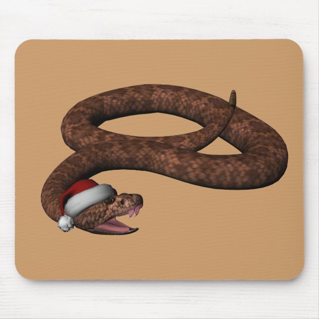Mousepad Cascavel com Santa Hat (Frente)