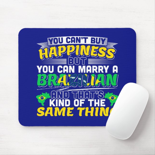 Mousepad Case com um Brasileiro - Felicidade no Brasil (Com mouse)