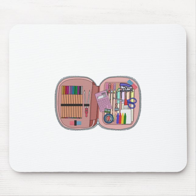 Mousepad Caso de Lápis Escolar (Frente)