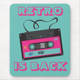 Mousepad Cassette Tape Retro anos 80 Groovy Music