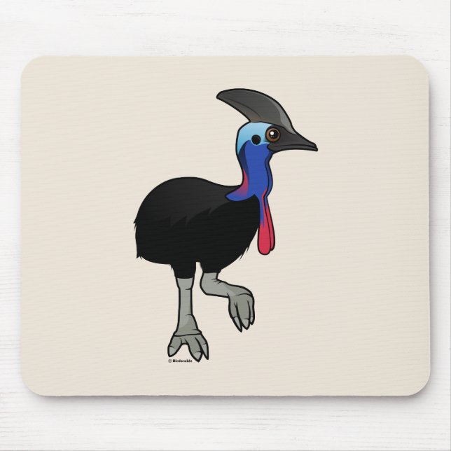 Mousepad Cassowary do sul (Frente)