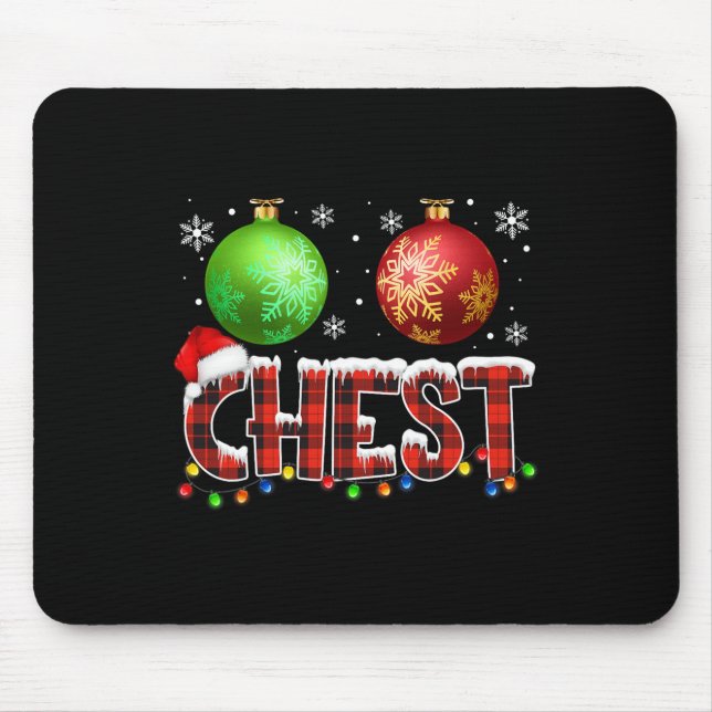 Mousepad Castanhas Divertidas Casais de Combinação Noites d (Frente)