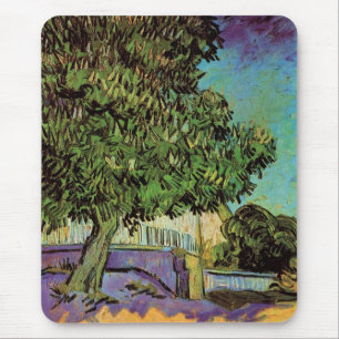 Mousepad Castanheira em Flor por Vincent van Gogh