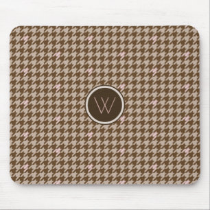 Mousepad Castanho com sotaque Dourado Rosa