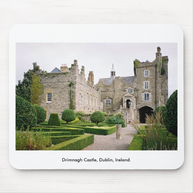 Mousepad Castelo da Irlanda Medieval - Castelo de Drimnagh, (Frente)