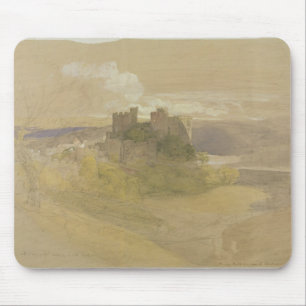 Mousepad Castelo de Conway (grafite, w/c e gouache no papel