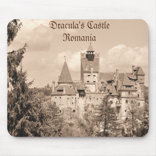 Mousepad Castelo de Dracula na Transilvânia, Romania (Frente)